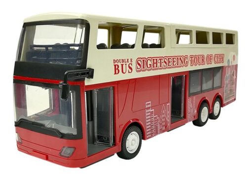 Nuotoliniu būdu valdomas dviaukštis autobusas R/C Double Decker – 1:18