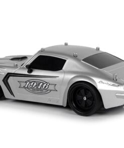 Nuotoliniu būdu valdomas sportinis automobilis 1:18 – sidabrinis lenktyninis modelis „Champion Pilot“