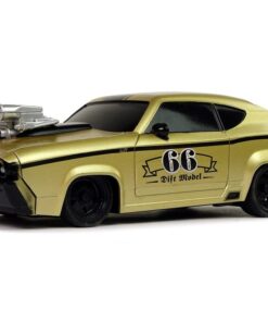 Nuotoliniu būdu valdomas sportinis automobilis 1:20 – auksinis klasikinis modelis „Pilot GT 66“
