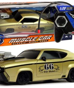 Nuotoliniu būdu valdomas sportinis automobilis 1:20 – auksinis klasikinis modelis „Pilot GT 66“