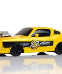Nuotoliniu būdu valdomas sportinis automobilis 1:20 – geltonas lenktyninis modelis „Pilot 13“