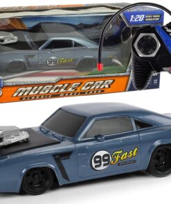 Nuotoliniu būdu valdomas sportinis automobilis 1:20 – pilkas lenktyninis modelis „Pilot 99“