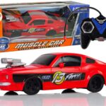 Nuotoliniu būdu valdomas sportinis automobilis 1:20 – raudonas lenktyninis modelis „Pilot 13“