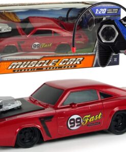 Nuotoliniu būdu valdomas sportinis automobilis 1:20 – raudonas lenktyninis modelis „Pilot 99“