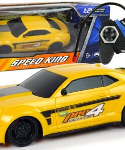 Nuotoliniu būdu valdomas sportinis automobilis 1:24 geltonas