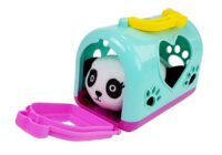 Pliušinė panda su transporteriu