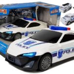 Policijos automobilis 2in1 su garažu