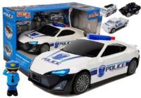Policijos automobilis 2in1 su garažu