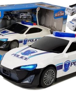 Policijos automobilis 2in1 su garažu