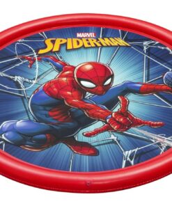 Pripučiama vandens žaidimų paklotė su fontanu Spider-Man