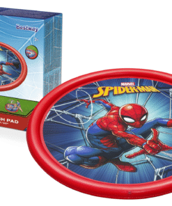 Pripučiama vandens žaidimų paklotė su fontanu Spider-Man