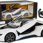 R/C automobilis BMW i8 Rastar 1:14 – baltas