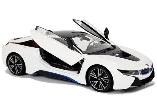 R/C automobilis BMW i8 Rastar 1:14 – baltas
