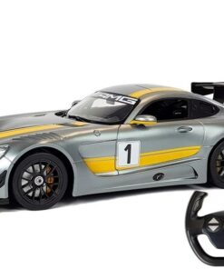 RC automobilis Mercedes AMG GT3 Rastar 1:14 – pilkas