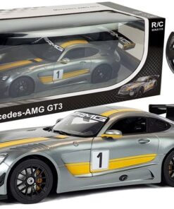 RC automobilis Mercedes AMG GT3 Rastar 1:14 – pilkas