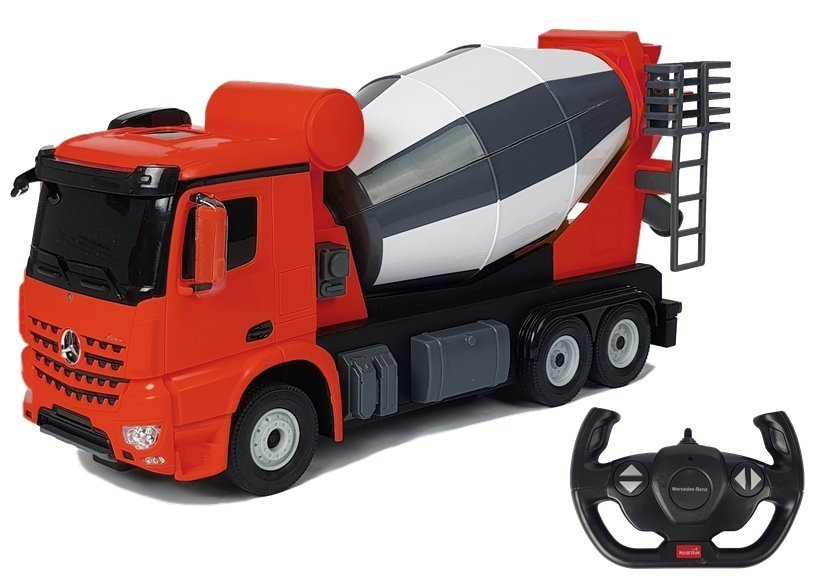 RC betoonisegisti Mercedes-Benz Arocs Rastar 1:14 &ndash; punane