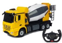 RC betono maišyklė Mercedes‑Benz Arocs Rastar 1:14 – geltona