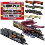Rinkinys Fenfa Electric Train Set – elektrinis traukinio komplektas su 6 vagonais
