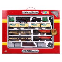 Rinkinys Fenfa Electric Train Set – elektrinis traukinio komplektas su 6 vagonais