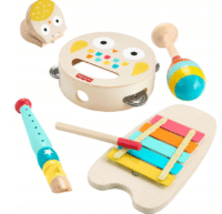 FISHER PRICE medinių muzikos žaislų rinkinys - Image 2