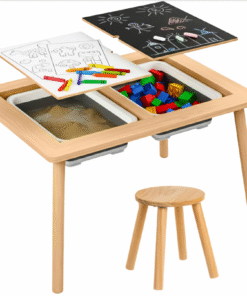 Medinis edukacinis stalas vaikams Sensory Sandbox XL