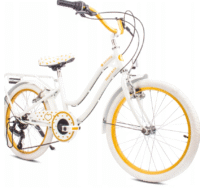 SHIMANO dviratis BALTOJO AUKSO