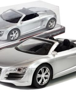 Sidabrinis kabrioletas 1:18 masteliu