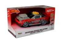 Sportinis automobilis su DJ pultu