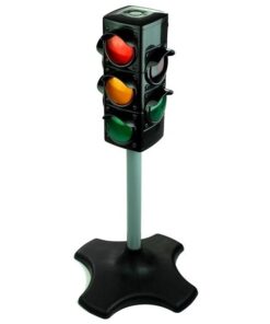 Šviečiantis žaislinis šviesoforas 72cm