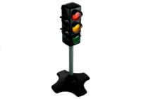Šviečiantis žaislinis šviesoforas 72cm