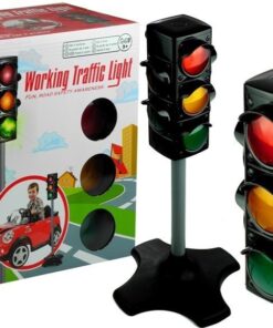 Šviečiantis žaislinis šviesoforas 72cm