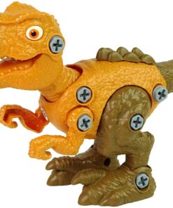 T-Rex dinozauro konstruktorius su kiaušiniu ir atsuktuvu