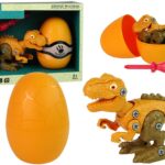 T-Rex dinozauro konstruktorius su kiaušiniu ir atsuktuvu