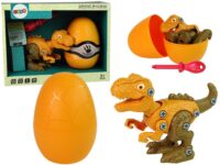 T-Rex dinozauro konstruktorius su kiaušiniu ir atsuktuvu
