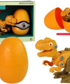 T-Rex dinozauro konstruktorius su kiaušiniu ir atsuktuvu