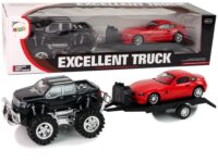 Transporto priemonių rinkinys: juodas Monster Truck