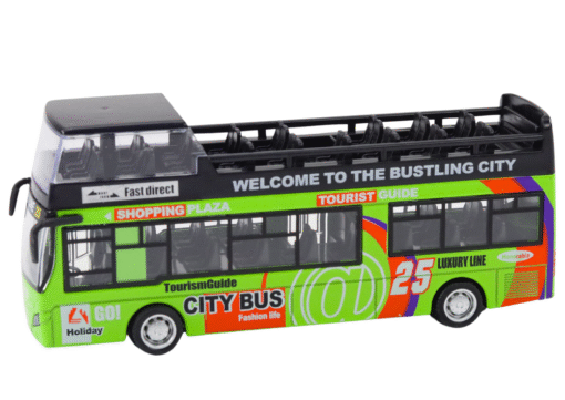 Turistinis dviaukštis autobusas su atidaromomis durimis