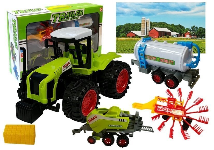 Taluniku transpordikomplekt - traktor 3 haagisega