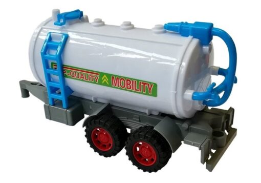 Ūkininko transporto rinkinys – traktorius su 3 priekabomis