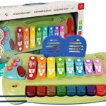 Vaikiškas pianinas su cimbolais
