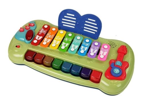 Vaikiškas pianinas su cimbolais
