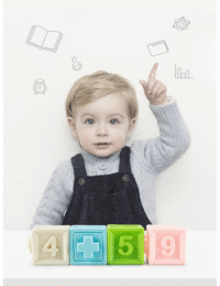 WOOPIE BABY Sensory Puzzles Squeeze Puzzle Sound Learning to Count 20 pcs.