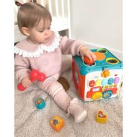 WOOPIE BABY daugiafunkcis Montessori veiklos kubas 6in1