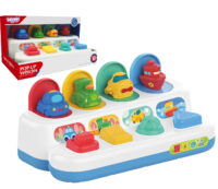 WOOPIE BABY edukacinis žaislas „Pop-Up“ transporto priemonės
