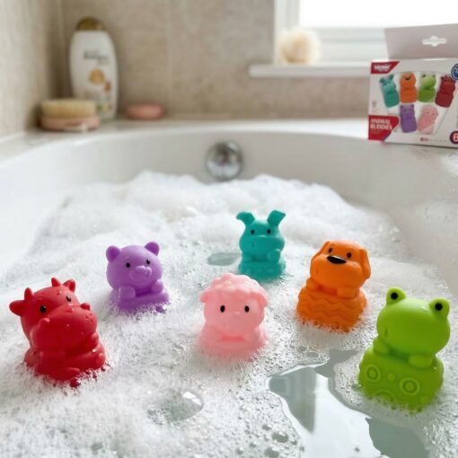 WOOPIE BABY minkštų jutiminių gyvūnėlių rinkinys – 6 vnt.