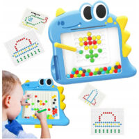 WOOPIE Magnetinė lenta vaikams Montessori „MagPad Dinozauras“