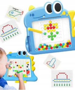 WOOPIE Magnetinė lenta vaikams Montessori „MagPad Dinozauras“