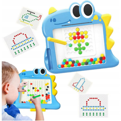 WOOPIE Magnetinė lenta vaikams Montessori „MagPad Dinozauras“