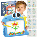 WOOPIE Magnetinė lenta vaikams Montessori „MagPad Dinozauras“
