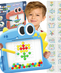 WOOPIE Magnetinė lenta vaikams Montessori „MagPad Dinozauras“